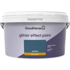 GoodHome Feature Walls Antibes Glitter Effect Emulsion Paint, 2L -Hammerite Shop goodhome feature walls antibes glitter effect emulsion paint 2l5059340273389 02c