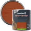 GoodHome Mahogany Satin Floor Wood Varnish, 2.5L -Hammerite Shop goodhome mahogany satin floor wood varnish 2 5l5059340487007 21c