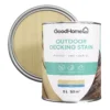 GoodHome Natural Matt Quick Dry Decking Wood Stain, 5L -Hammerite Shop goodhome natural matt quick dry decking wood stain 5l5059340297194 21c