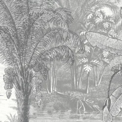 GoodHome Onyk Grey Jungle Textured Wallpaper -Hammerite Shop goodhome onyk grey jungle textured wallpaper5059340409924 37c