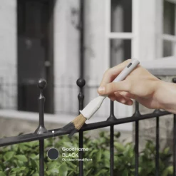 GoodHome Outdoor Black Satinwood Exterior Metal Paint, 2.5L Tin 13 GoodHome Outdoor Black Satinwood Exterior Metal Paint, 2.5L Tin -Hammerite Shop goodhome outdoor black satinwood exterior metal paint 2 5l tin5059340296050 19i EN 2022