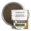 GoodHome Outdoor Dark Oak Satin Quick Dry Wood Stain, 2.5L -Hammerite Shop goodhome outdoor dark oak satin quick dry wood stain 2 5l5059340297460 21c