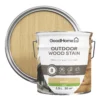 GoodHome Outdoor Light Oak Satin Quick Dry Wood Stain, 2.5L -Hammerite Shop goodhome outdoor light oak satin quick dry wood stain 2 5l5059340297453 21c