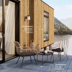 GoodHome Outdoor Mid Oak Satin Quick Dry Wood Stain, 750ml -Hammerite Shop goodhome outdoor mid oak satin quick dry wood stain 750ml5059340297408 19i EN 2022