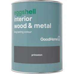 GoodHome Princeton Eggshell Metal & Wood Paint, 750ml -Hammerite Shop goodhome princeton eggshell metal wood paint 750ml5036581059132 02c BQ
