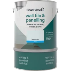 GoodHome Renovation Hamptons Matt Wall Tile & Panelling Paint, 2L -Hammerite Shop goodhome renovation hamptons matt wall tile panelling paint 2l5059340288451 02c