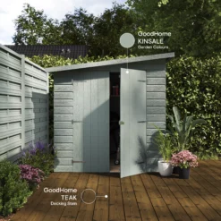 GoodHome Teak Matt Quick Dry Decking Wood Stain, 2.5L 13 GoodHome Teak Matt Quick Dry Decking Wood Stain, 2.5L -Hammerite Shop goodhome teak matt quick dry decking wood stain 2 5l5059340296777 19i EN 2022