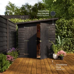 GoodHome Teak Matt Quick Dry Decking Wood Stain, 2.5L 12 GoodHome Teak Matt Quick Dry Decking Wood Stain, 2.5L -Hammerite Shop goodhome teak matt quick dry decking wood stain 2 5l5059340297163 19i EN 2022