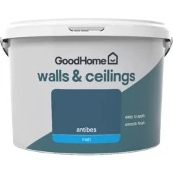 GoodHome Walls & Ceilings Antibes Matt Emulsion Paint, 2.5L 6 GoodHome Walls & Ceilings Antibes Matt Emulsion Paint, 2.5L -Hammerite Shop goodhome walls ceilings antibes matt emulsion paint 2 5l3663602599098 02c