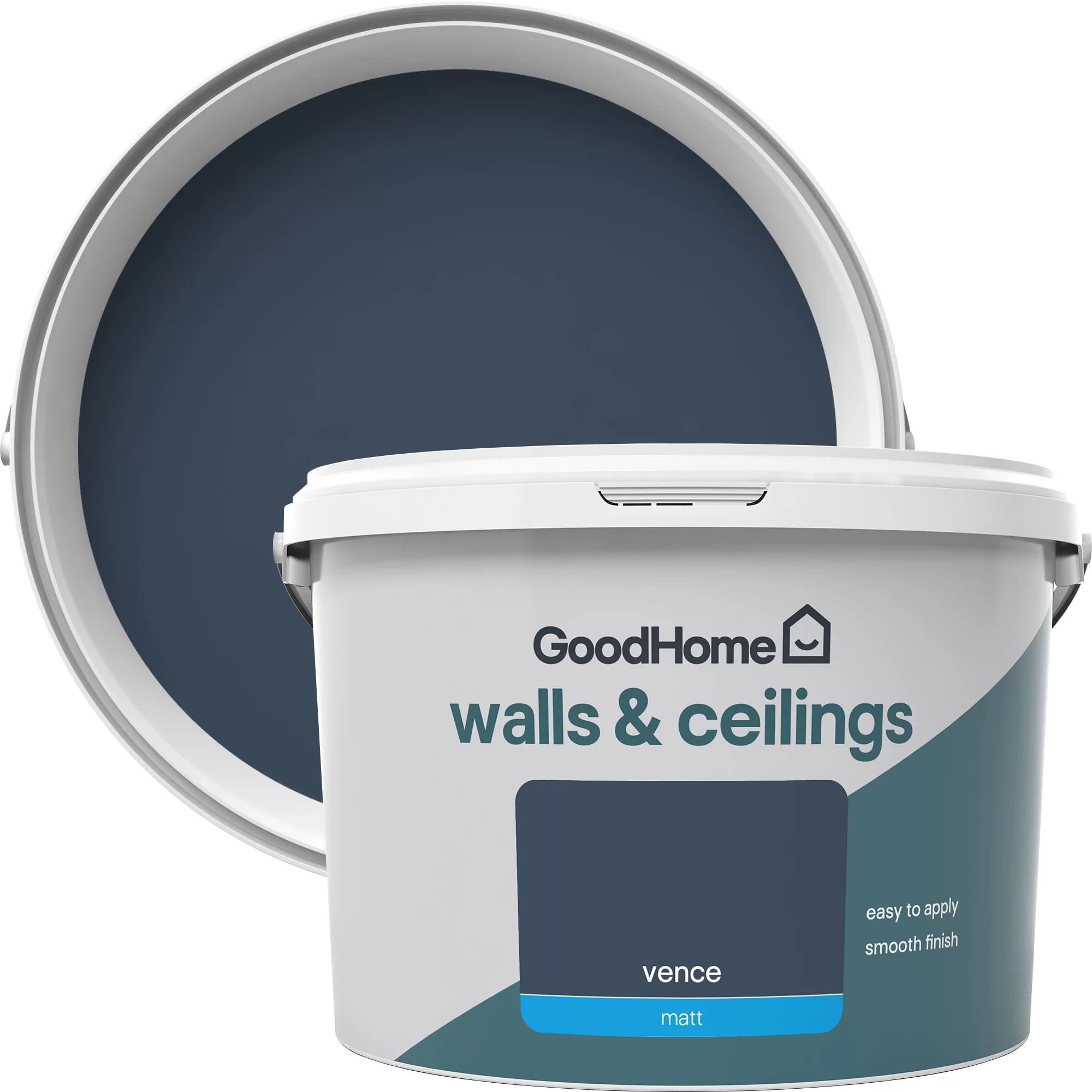 GoodHome Walls & Ceilings Vence Matt Emulsion Paint, 2.5L 3 GoodHome Walls & Ceilings Vence Matt Emulsion Paint, 2.5L