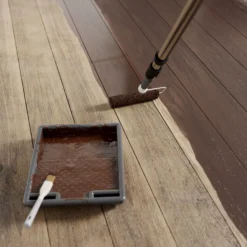 GoodHome Walnut Satin Floor Wood Varnish, 2.5L 14 GoodHome Walnut Satin Floor Wood Varnish, 2.5L -Hammerite Shop goodhome walnut satin floor wood varnish 2 5l5059340486987 02i