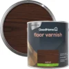 GoodHome Walnut Satin Floor Wood Varnish, 2.5L -Hammerite Shop goodhome walnut satin floor wood varnish 2 5l5059340486987 21c