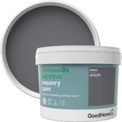 GoodHome Windowsills & Trims Oakland Smooth Matt Masonry Paint, 2.5L 10 GoodHome Windowsills & Trims Oakland Smooth Matt Masonry Paint, 2.5L -Hammerite Shop goodhome windowsills trims oakland smooth matt masonry paint 2 5l3663602520573 37c