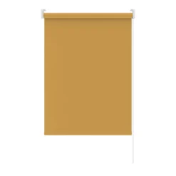 Halo Corded Yellow Plain Daylight Roller Blind (W)120cm (L)180cm