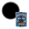 Hammerite Black Gloss Metal Paint, 750ml 1 Hammerite Black Gloss Metal Paint, 750ml -Hammerite Shop hammerite black gloss metal paint 750ml5011867220161 02c bq
