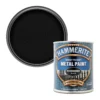Hammerite Black Hammered Effect Metal Paint, 750ml -Hammerite Shop hammerite black hammered effect metal paint 750ml5011867201160 02c bq