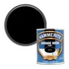 Hammerite Black High Sheen Garage Door Paint, 750ml -Hammerite Shop hammerite black high sheen garage door paint 750ml5011867019826 02c bq