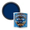 Hammerite Blue Gloss Metal Paint, 250ml 1 Hammerite Blue Gloss Metal Paint, 250ml -Hammerite Shop hammerite blue gloss metal paint 250ml5011867224015 02c bq