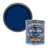 Hammerite Blue Gloss Metal Paint, 750ml -Hammerite Shop hammerite blue gloss metal paint 750ml5011867009353 02c bq