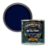 Hammerite Blue Hammered Effect Multi-surface Exterior Metal Paint, 250ml -Hammerite Shop hammerite blue hammered effect multi surface exterior metal paint 250ml5011867045856 02c bq