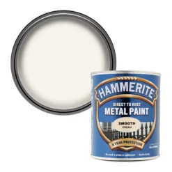 Hammerite Cream Gloss Exterior Metal Paint, 750ml