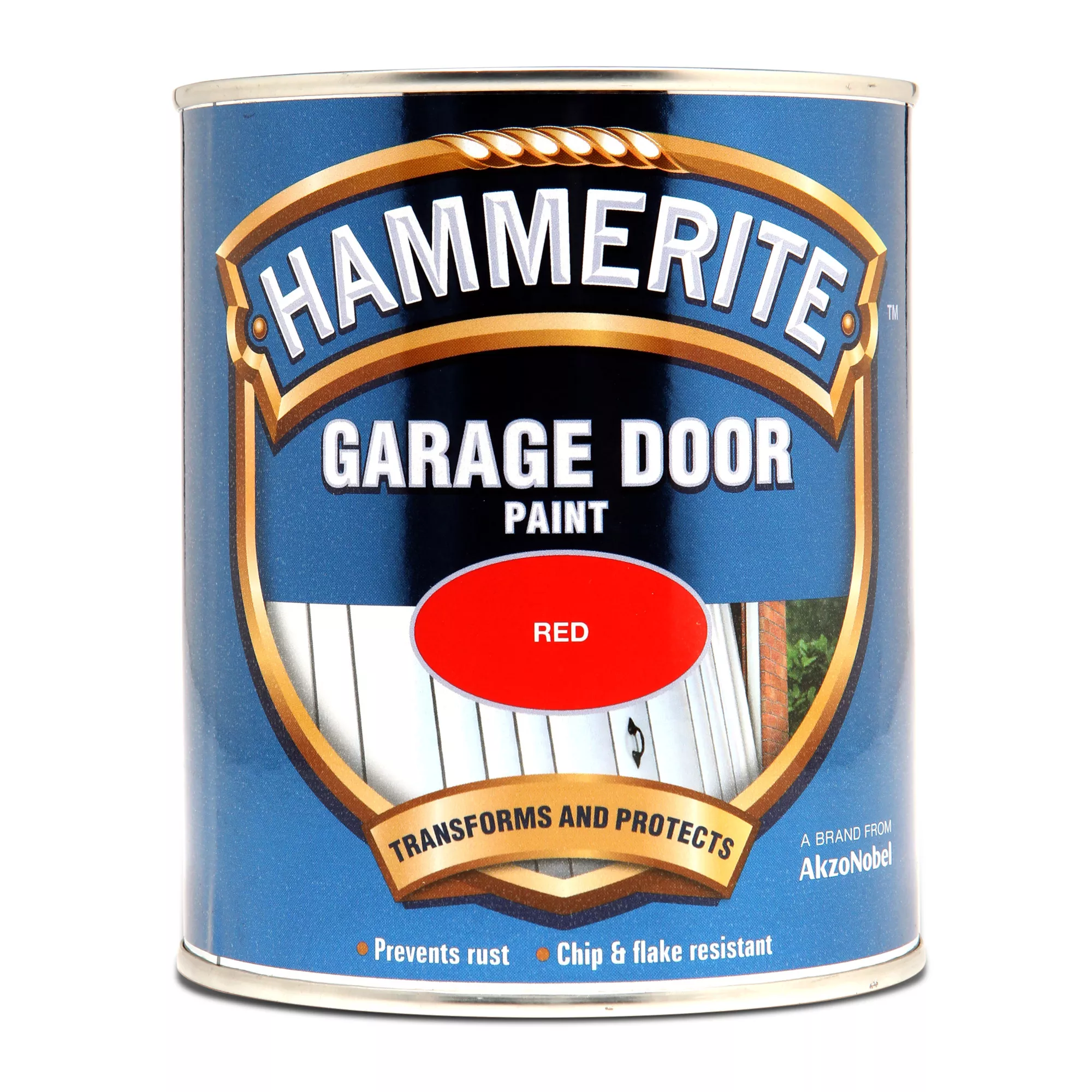 Hammerite Gloss Red High Sheen Garage Door Paint, 750ml 4 Hammerite Gloss Red High Sheen Garage Door Paint, 750ml - Image 2