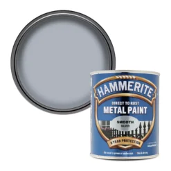 Hammerite Gloss Silver Effect Metal Paint, 750ml