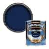 Hammerite Oxford Blue High Sheen Garage Door Paint, 750ml -Hammerite Shop hammerite oxford blue high sheen garage door paint 750ml5011867034447 02c bq
