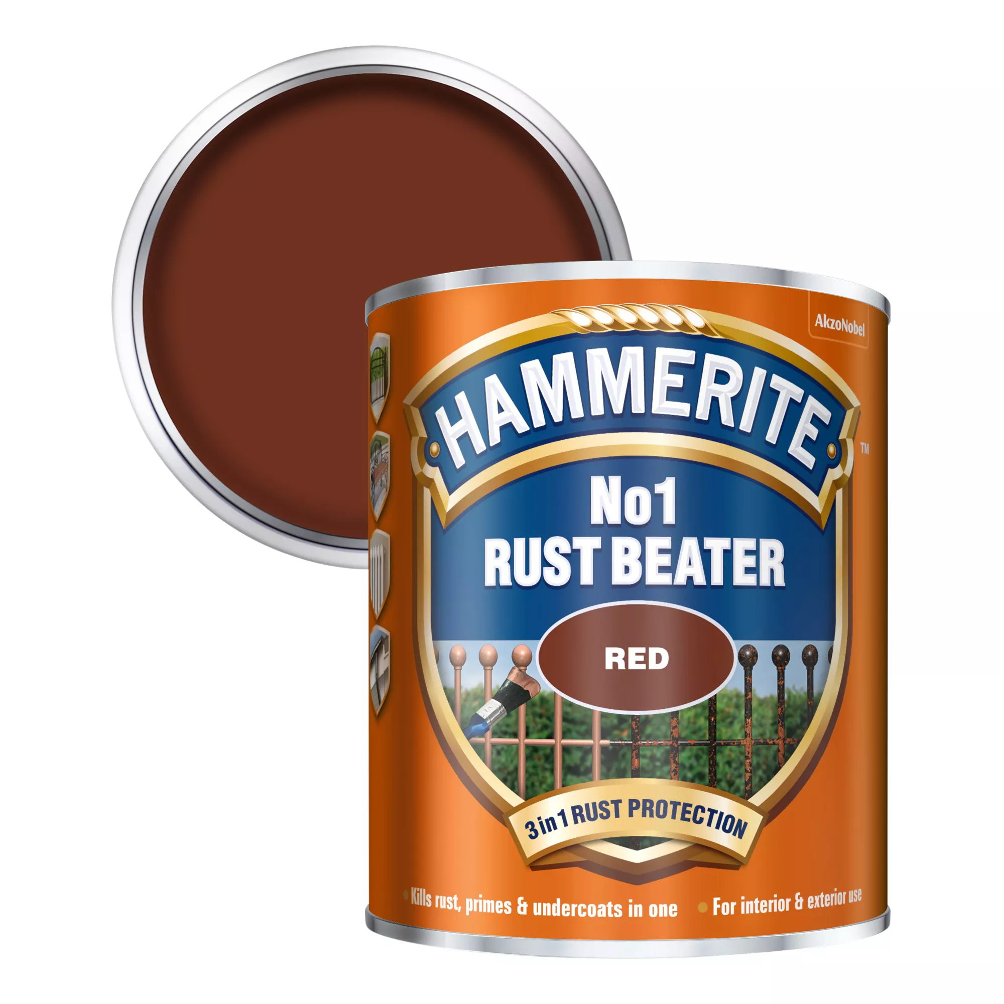 Hammerite Rust Beater Red Iron Primer, 750ml 3 Hammerite Rust Beater Red Iron Primer, 750ml