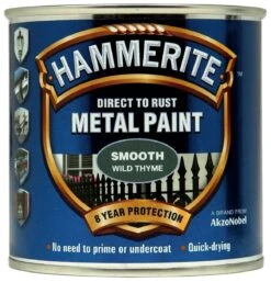 Hammerite Wild Thyme Gloss Exterior Metal Paint, 250ml -Hammerite Shop hammerite wild thyme gloss exterior metal paint 250ml5010212562192 08c bq