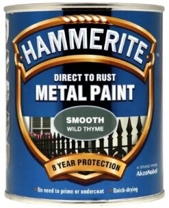 Hammerite Wild Thyme Gloss Exterior Metal Paint, 750ml -Hammerite Shop hammerite wild thyme gloss exterior metal paint 750ml5010212562208 08c bq