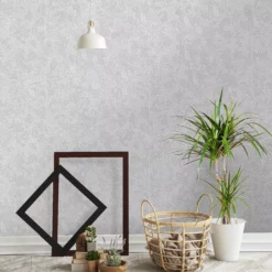 Holden Décor Statement Silver Effect Sequin Smooth Wallpaper -Hammerite Shop holden decor statement silver effect sequin smooth wallpaper5022976353701 20i BQ