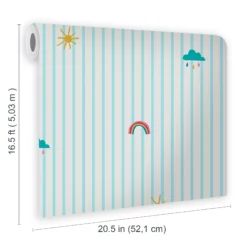 Joules Blue Whatever The Weather Icons Smooth Wallpaper -Hammerite Shop joules blue whatever the weather icons smooth wallpaper5011583527292 02t bq