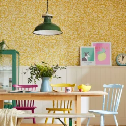 Joules Yellow Ditsy Floral Smooth Wallpaper -Hammerite Shop joules yellow ditsy floral smooth wallpaper5011583526066 21i bq