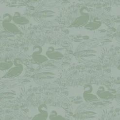 Laura Ashley Heritage Inspired Green Animal Smooth Wallpaper -Hammerite Shop laura ashley heritage inspired green animal smooth wallpaper5011583523966 02c bq