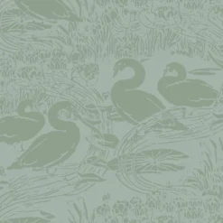 Laura Ashley Heritage Inspired Green Animal Smooth Wallpaper -Hammerite Shop laura ashley heritage inspired green animal smooth wallpaper5011583523966 37c bq
