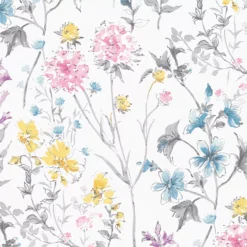 Laura Ashley Multicolour Wild Meadow Smooth Wallpaper -Hammerite Shop laura ashley multicolour wild meadow smooth wallpaper5011583467338 37c bq