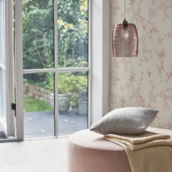 Laura Ashley Oriental Blush Blossom Smooth Wallpaper -Hammerite Shop laura ashley oriental blush blossom smooth wallpaper5011583468083 21i bq