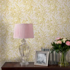 Laura Ashley Picardie Pale Gold Floral Smooth Wallpaper 12 Laura Ashley Picardie Pale Gold Floral Smooth Wallpaper -Hammerite Shop laura ashley picardie pale gold floral smooth wallpaper5011583486568 21i bq