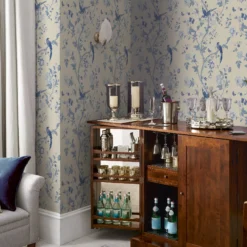 Laura Ashley Summer Palace Royal Blue Floral Smooth Wallpaper 12 Laura Ashley Summer Palace Royal Blue Floral Smooth Wallpaper -Hammerite Shop laura ashley summer palace royal blue floral smooth wallpaper5011583468144 21i bq