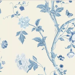 Laura Ashley Summer Palace Royal Blue Floral Smooth Wallpaper 10 Laura Ashley Summer Palace Royal Blue Floral Smooth Wallpaper -Hammerite Shop laura ashley summer palace royal blue floral smooth wallpaper5011583468144 37c bq