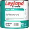 Leyland Trade White Satinwood Metal & Wood Paint, 2.5L -Hammerite Shop leyland trade white satinwood metal wood paint 2 5l5010426773292 02c bq