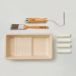 Lick 4" Medium Pile Decorating Set, 7 Pieces -Hammerite Shop lick 4 medium pile decorating set 7 pieces5061010030406 02i bq