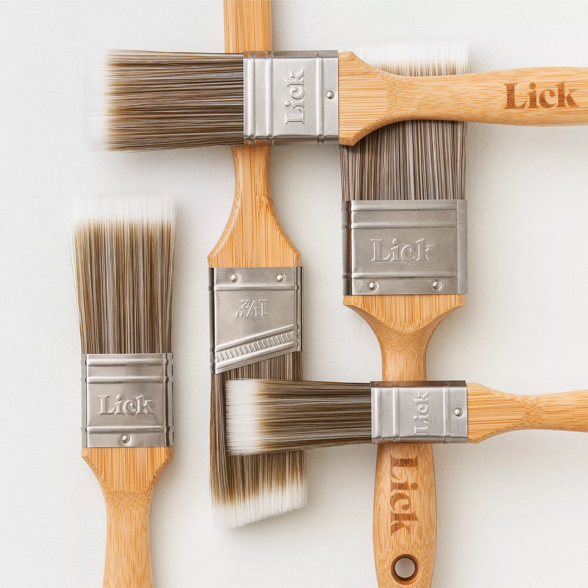 Lick Flagged Tip Paint Brush, Set Of 5 4 Lick Flagged Tip Paint Brush, Set Of 5 - Image 2