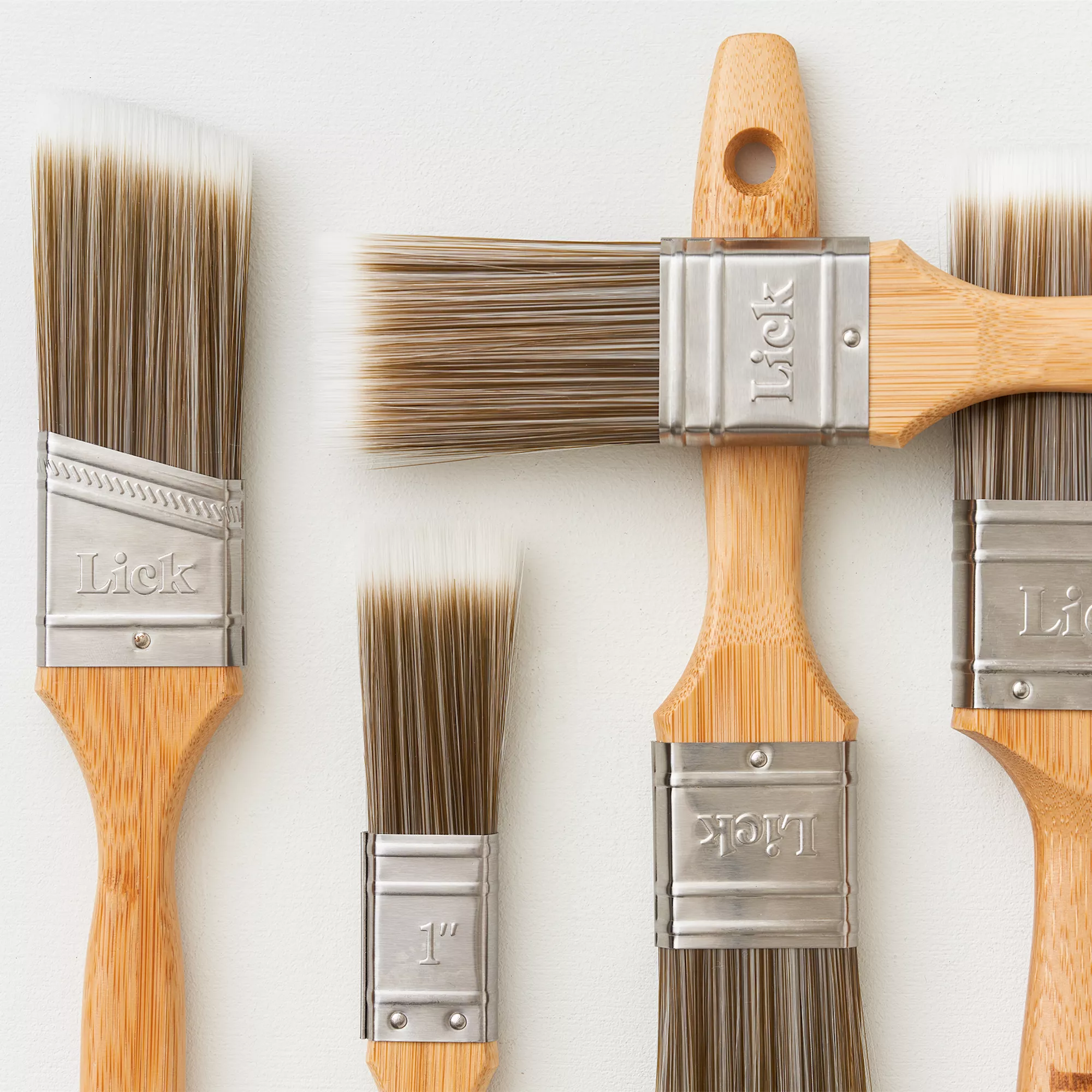 Lick Flagged Tip Paint Brush, Set Of 5 5 Lick Flagged Tip Paint Brush, Set Of 5 - Image 3