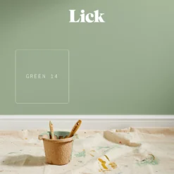 Lick Green 14 Matt Emulsion Paint, 2.5L -Hammerite Shop lick green 14 matt emulsion paint 2 5l5060932641448 06i bq