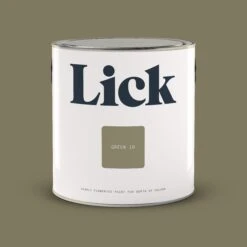 Lick Green 19 Eggshell Emulsion Paint, 2.5L -Hammerite Shop lick green 19 eggshell emulsion paint 2 5l5060932641783 02c bq