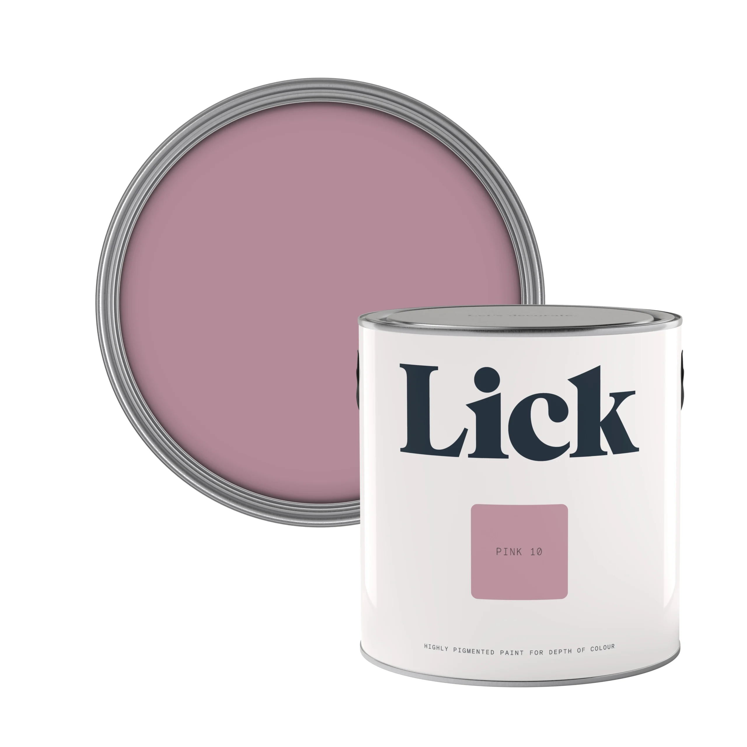Lick Pink 10 Eggshell Emulsion Paint, 2.5L 3 Lick Pink 10 Eggshell Emulsion Paint, 2.5L