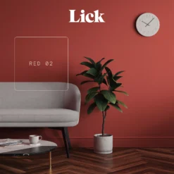 Lick Red 02 Matt Emulsion Paint, 2.5L -Hammerite Shop lick red 02 matt emulsion paint 2 5l5060932647129 07i bq