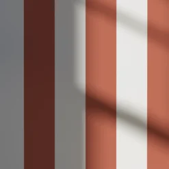 Lick Red & White Stripe 03 Smooth Wallpaper